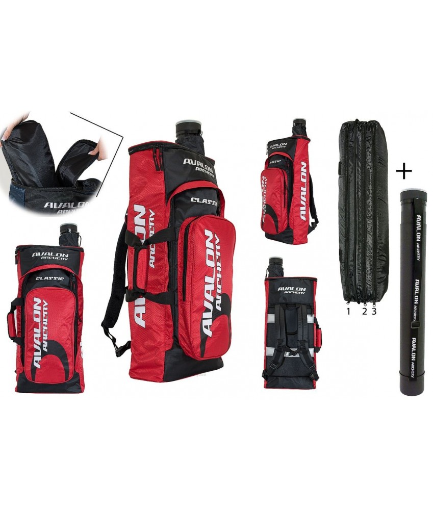 Sac à dos Avalon "Classic" pour arc recurve Rouge