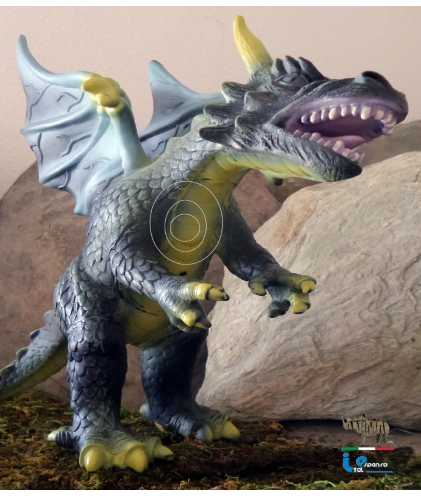 Blason 2D Ital Espanso Dragon debout