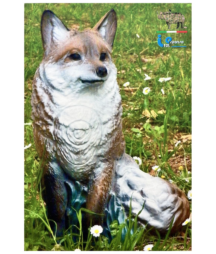 Blason 2D Ital Espanso Renard assis de face