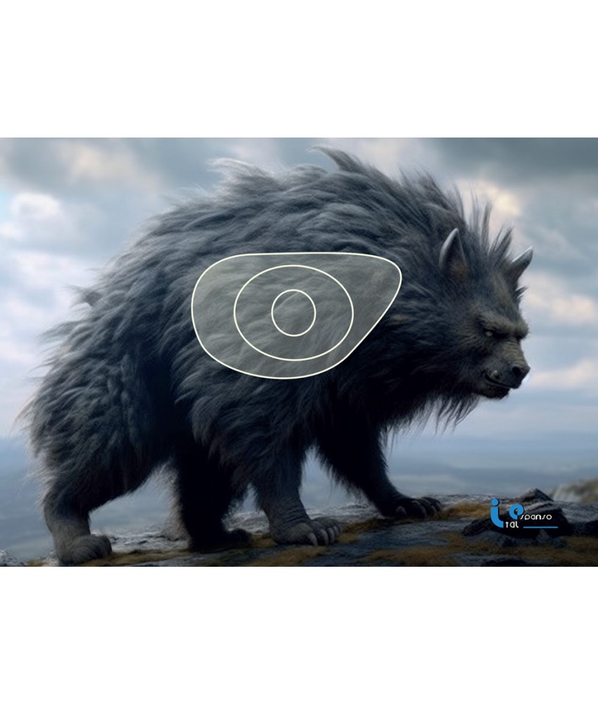 Blason 2D Ital Espanso Loup Garou