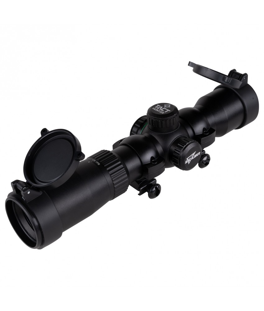 Lunette Excalibur TACT 100 - 1.5 5X32 avec réticules lumineux