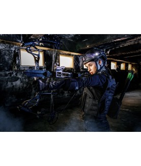 Kit arc à poulies semi-automatique EK Archery Whipshot avec chargeur 6 flèches