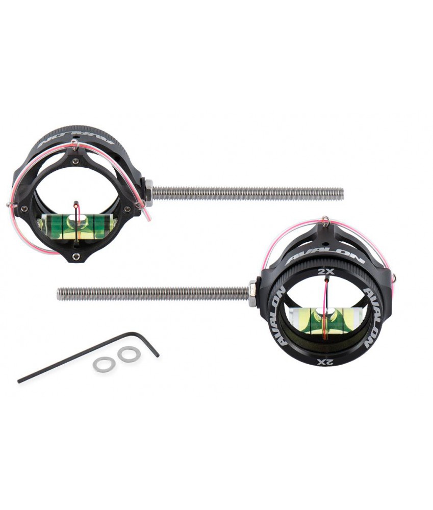 Scope Avalon Tec X 29mm avec verre anti-reflet fibre rouge